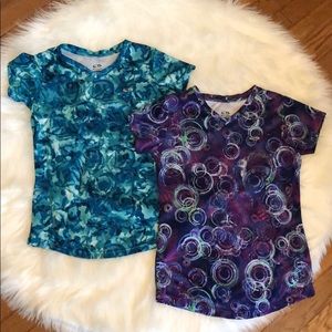 Set of 2 Champion Girls Duo Dry Shirts